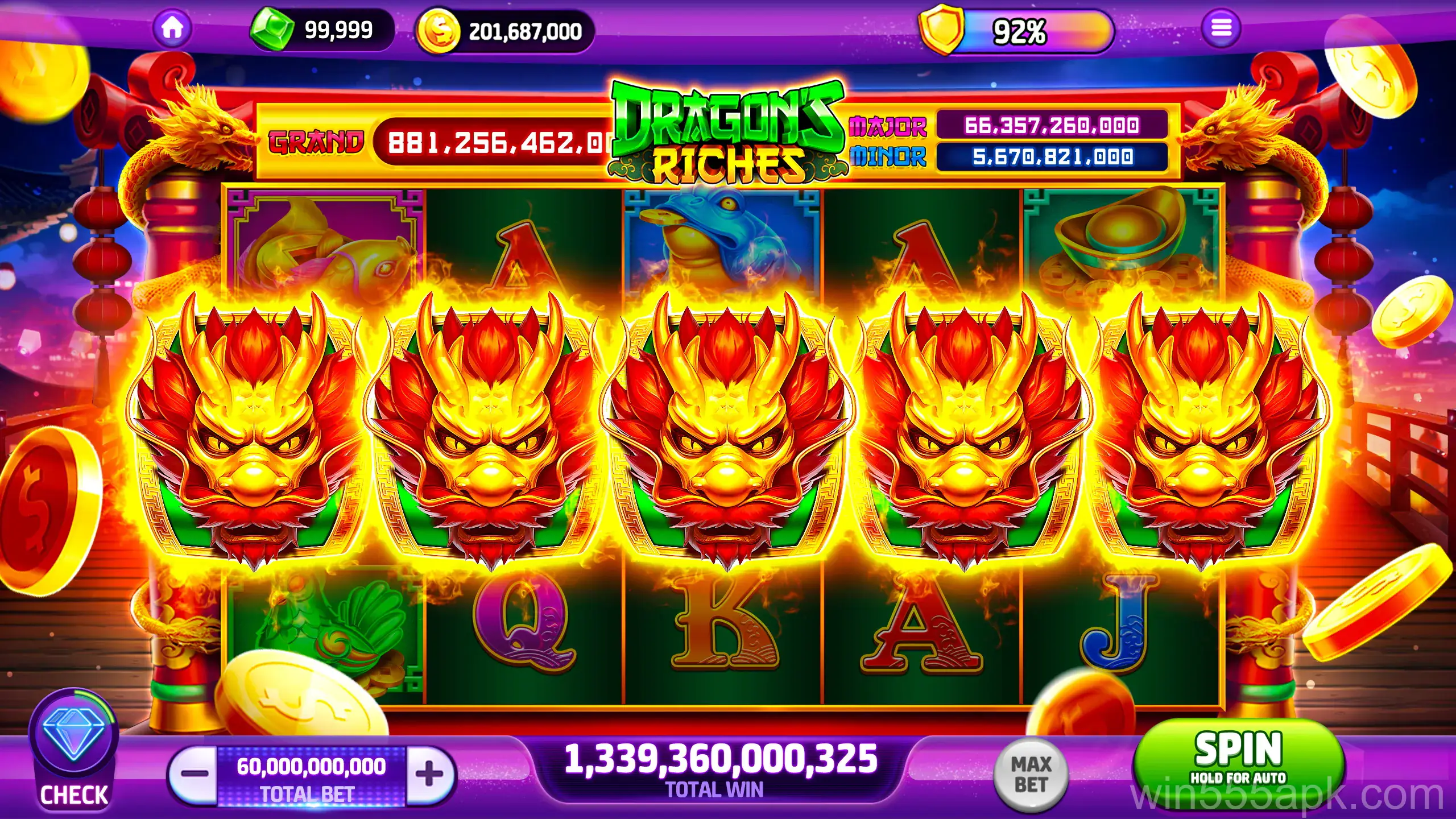 Giao diện nạp rút tiền an toàn tại Win555